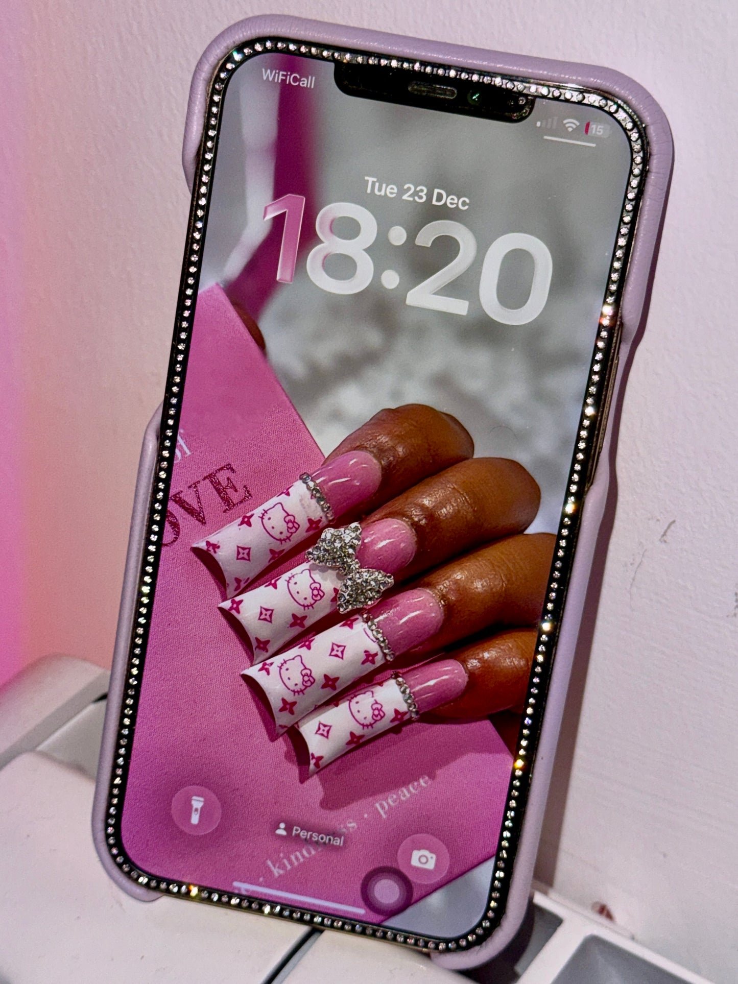 Diamante tempered glass screen protector