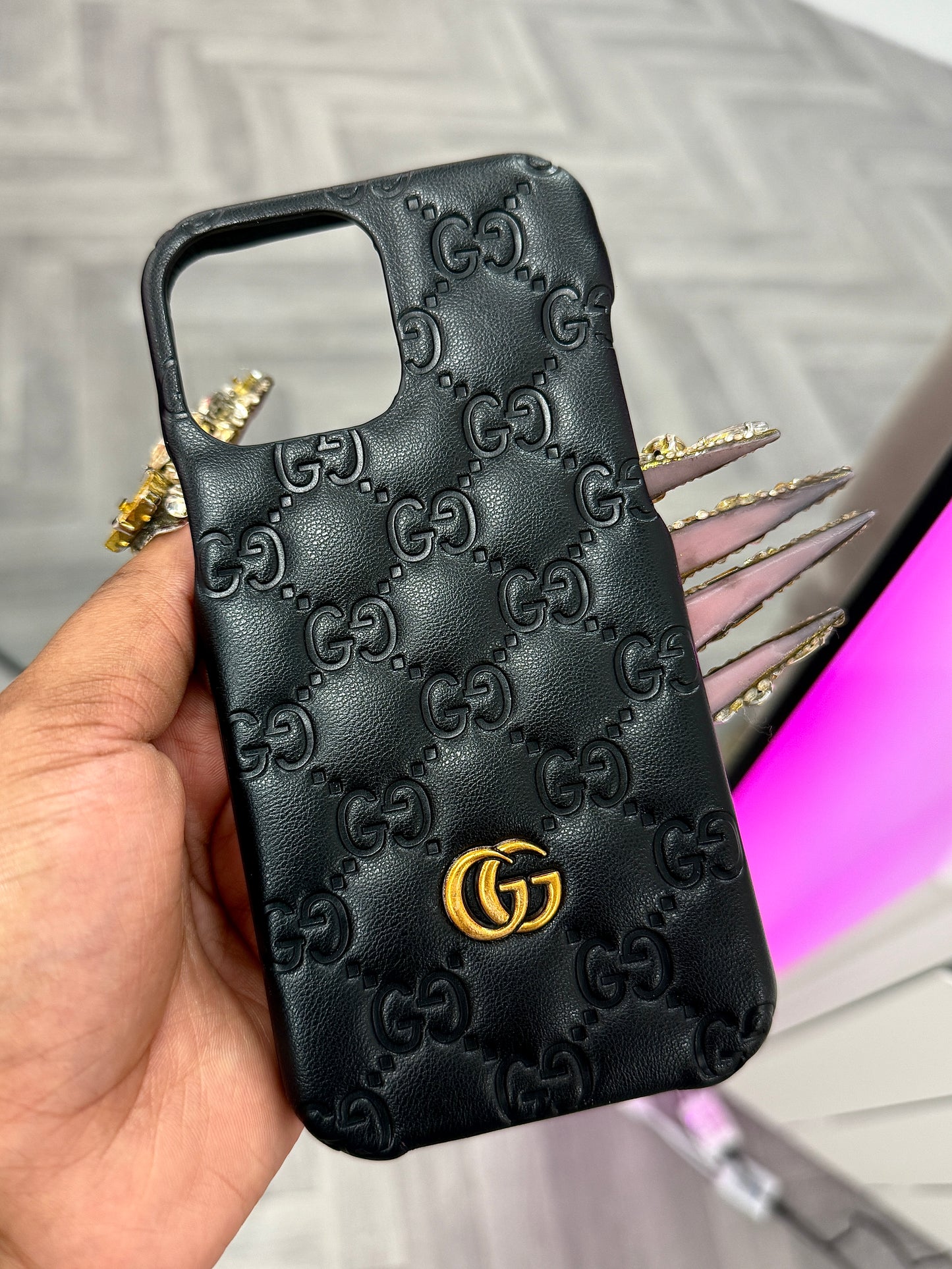 G luxe Black phone case