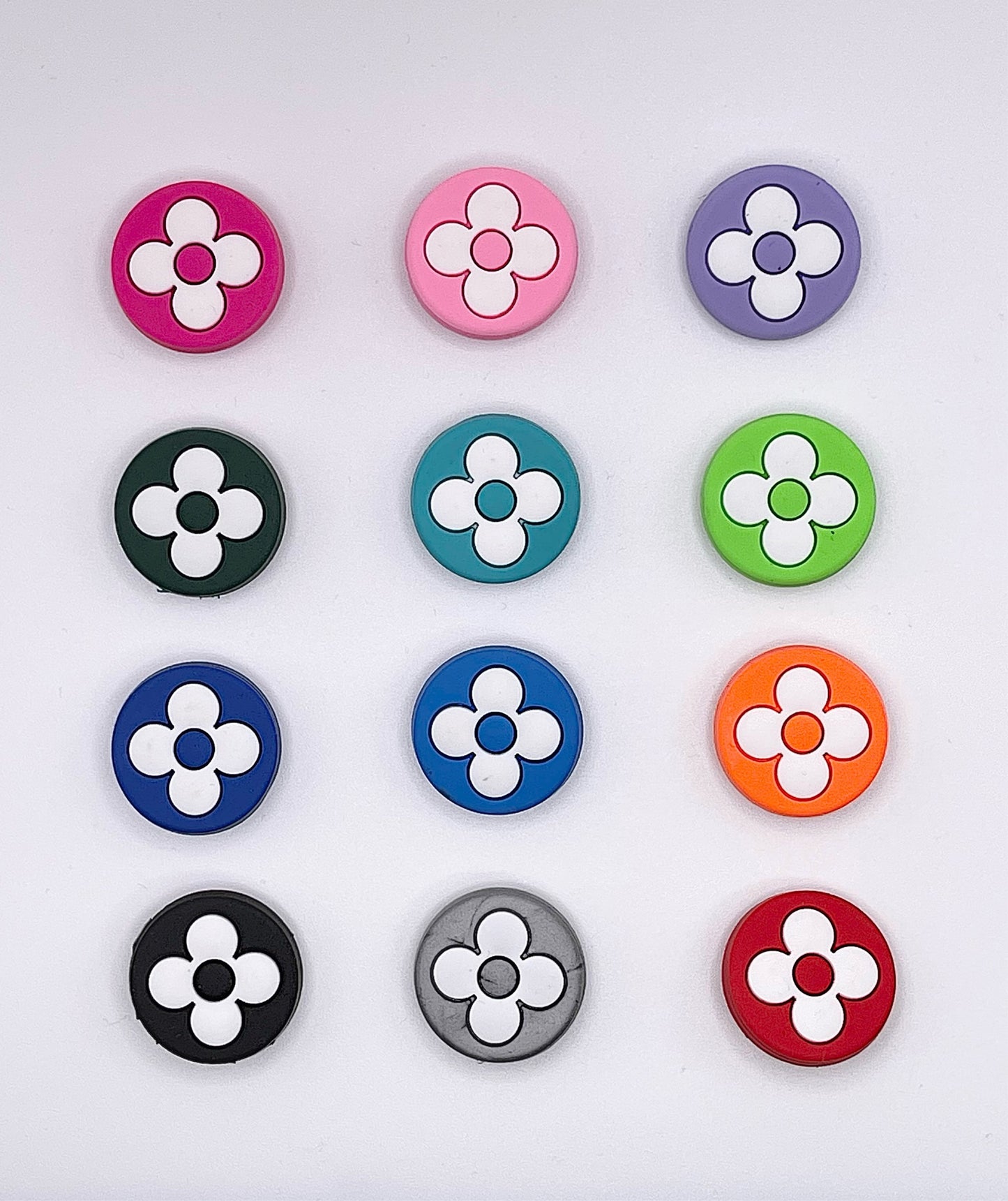 Flower rubber charms