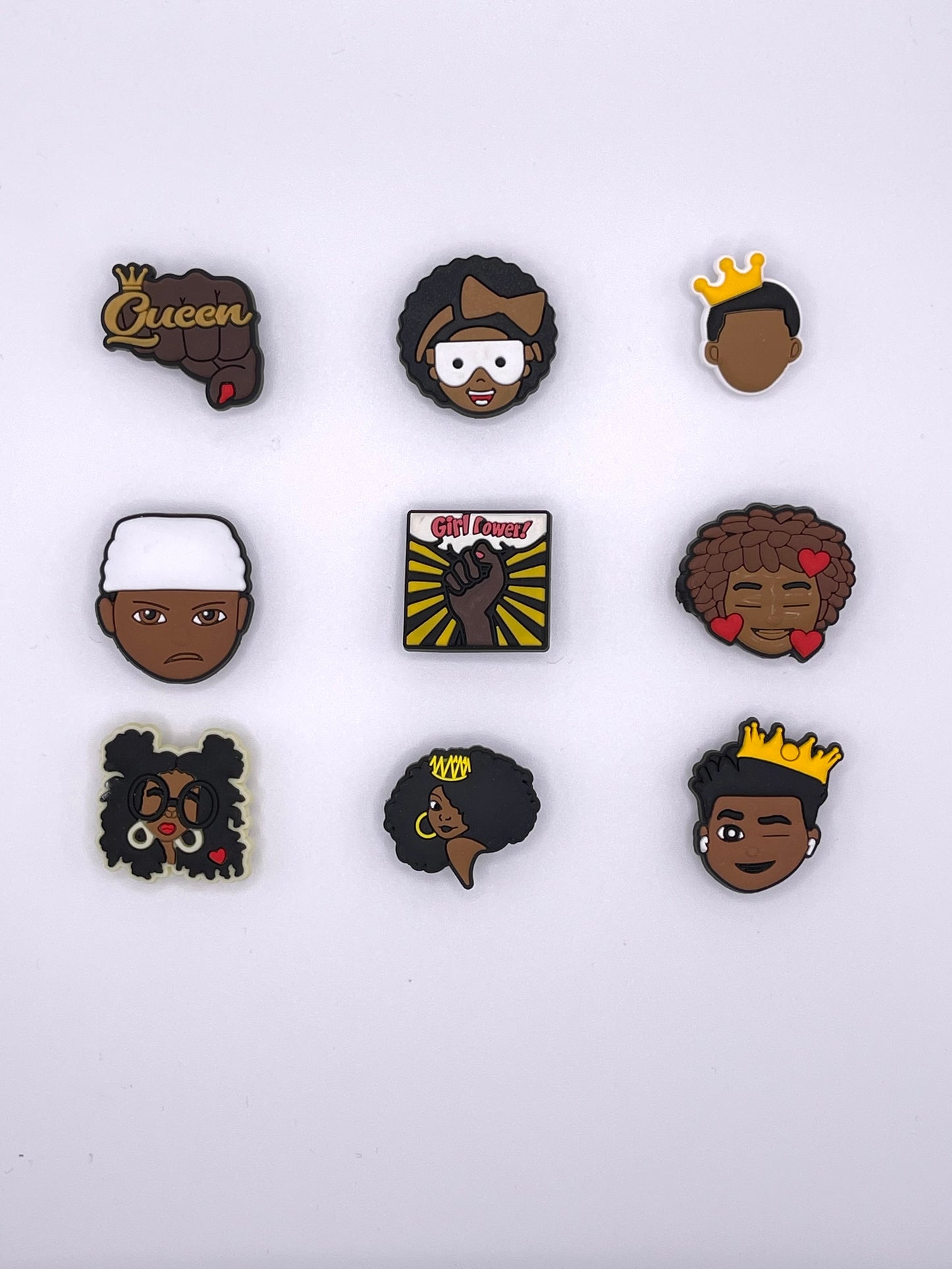 Melanin central croc charms