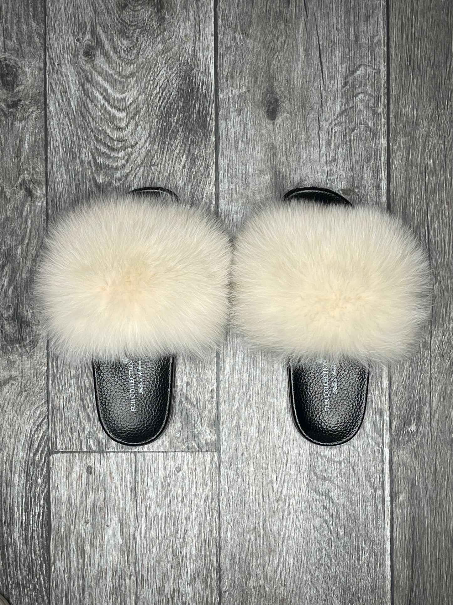 Vanilla fur slides