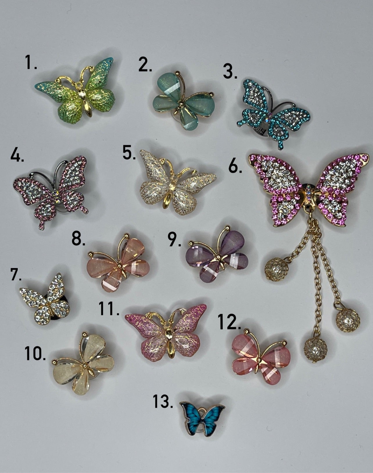 Butterfly charms
