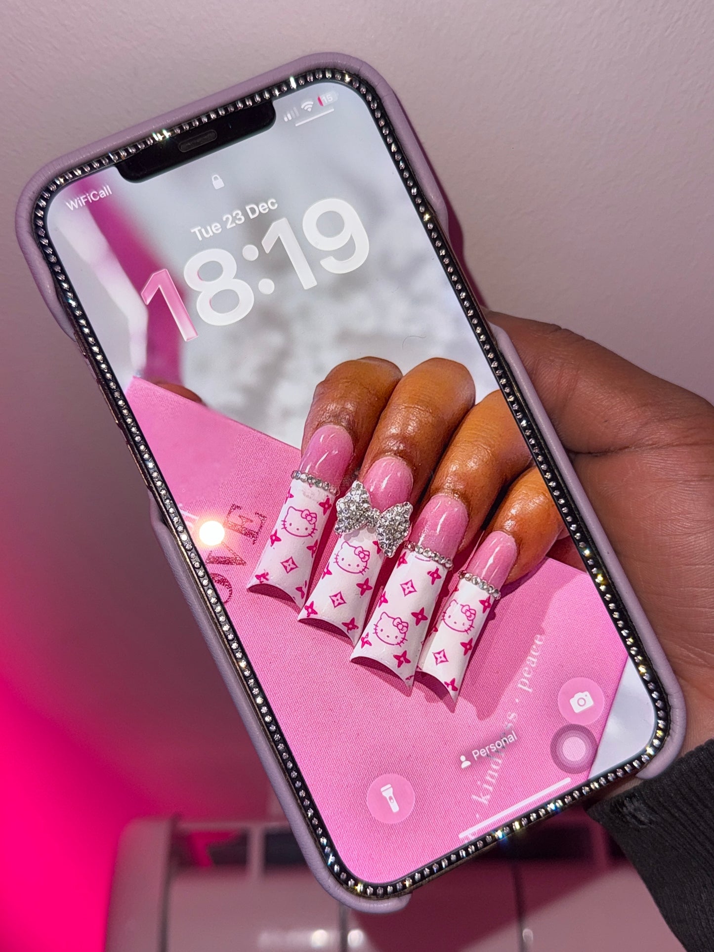 Diamante tempered glass screen protector