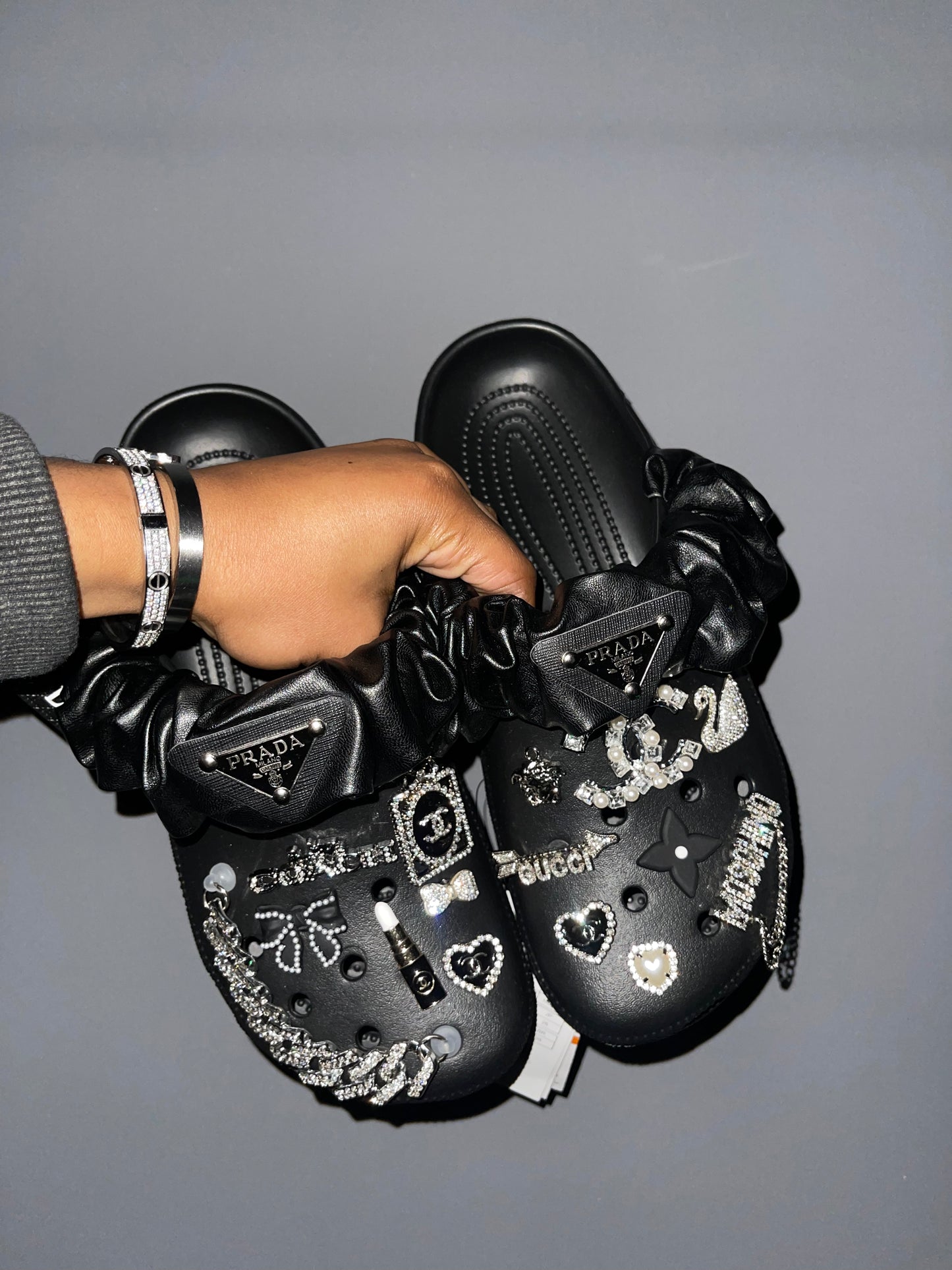 Diamonds dancing customised crocs – Bella's Archives