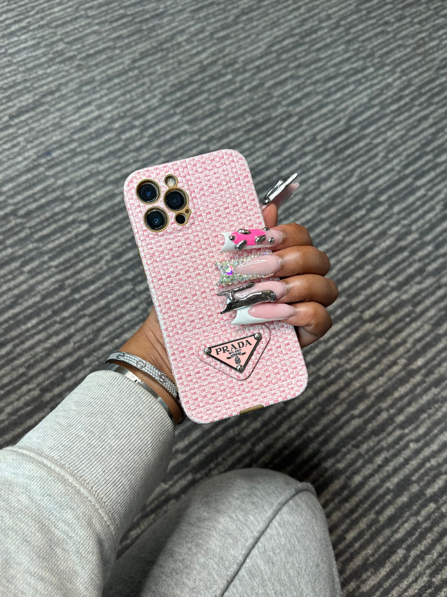 Punch of pink phone case