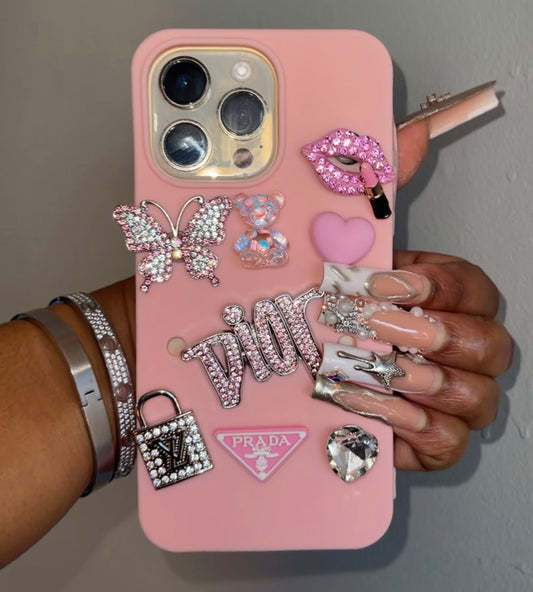 Pretty princess croc phone case