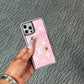 Cherry blossom card holder phone case