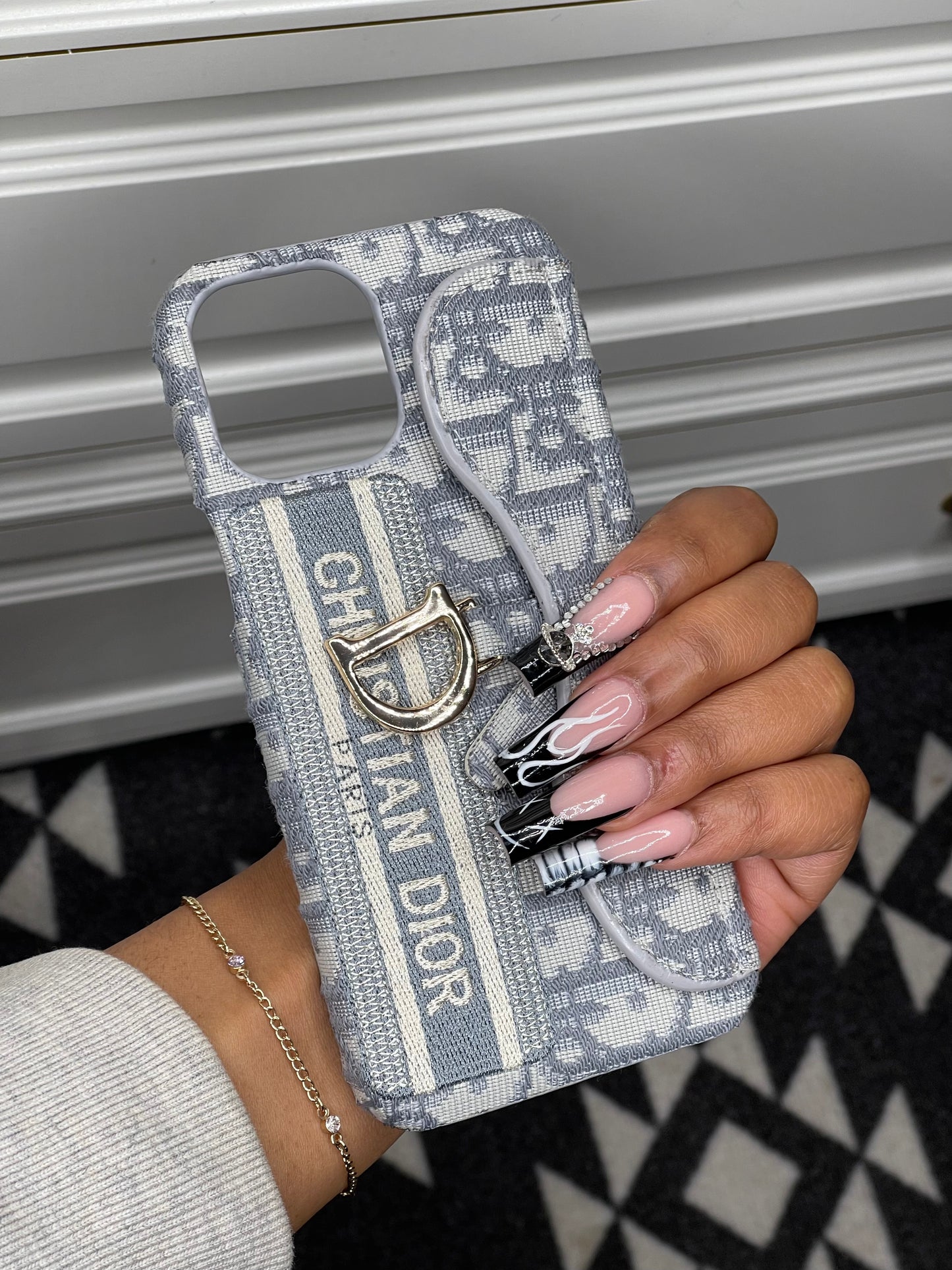 Grey *card holder case*