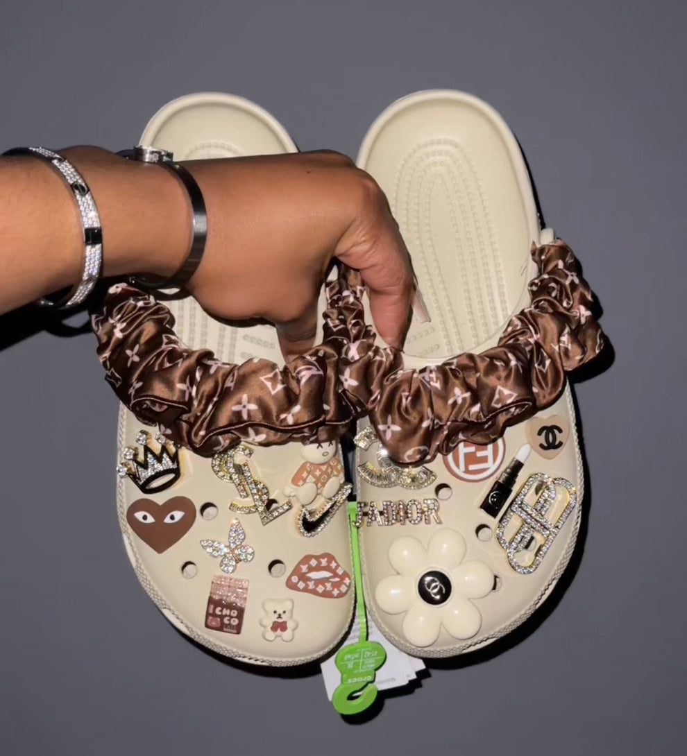 Stone customised crocs – Bella's Archives