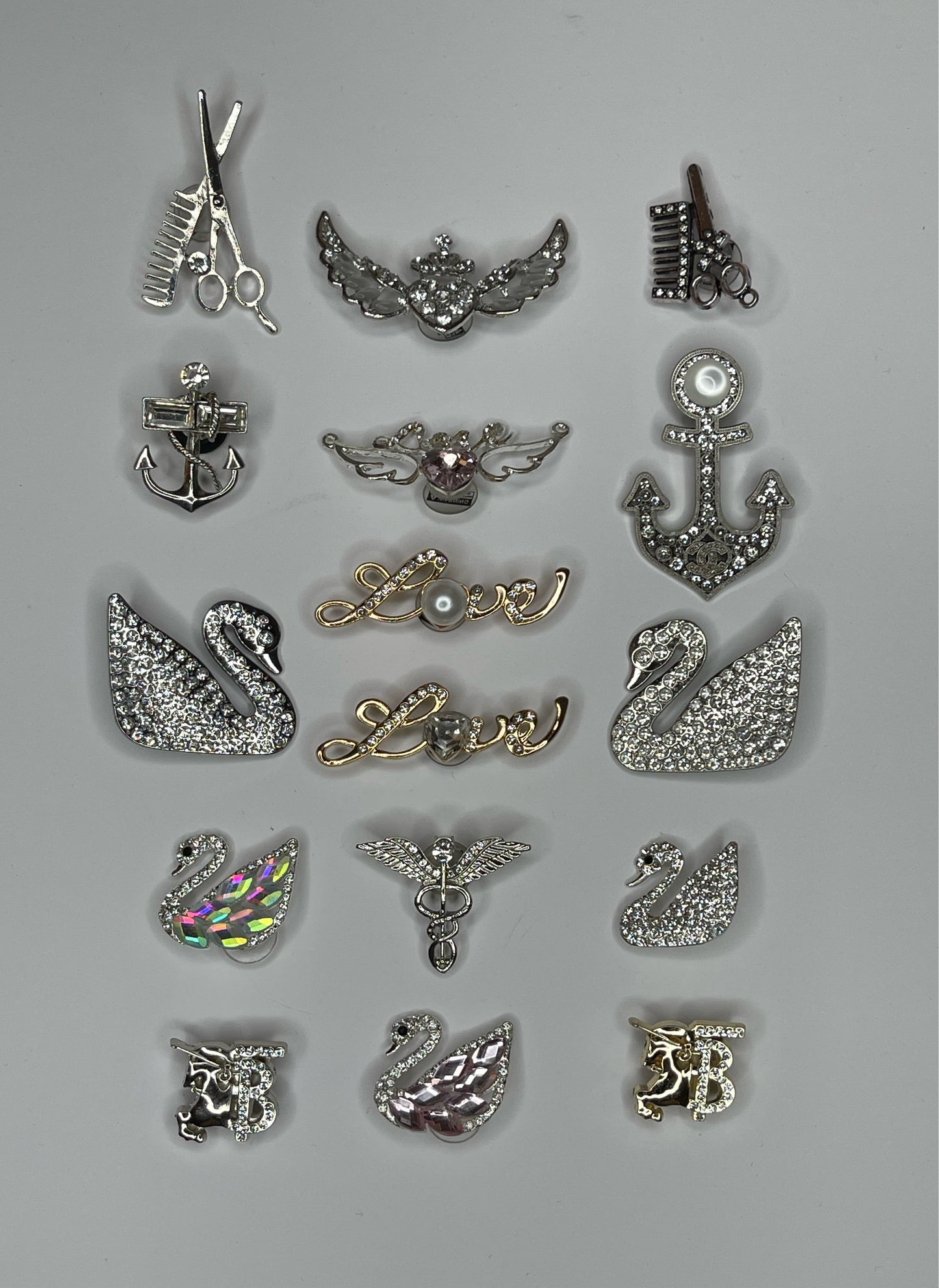 Mixed metal charms