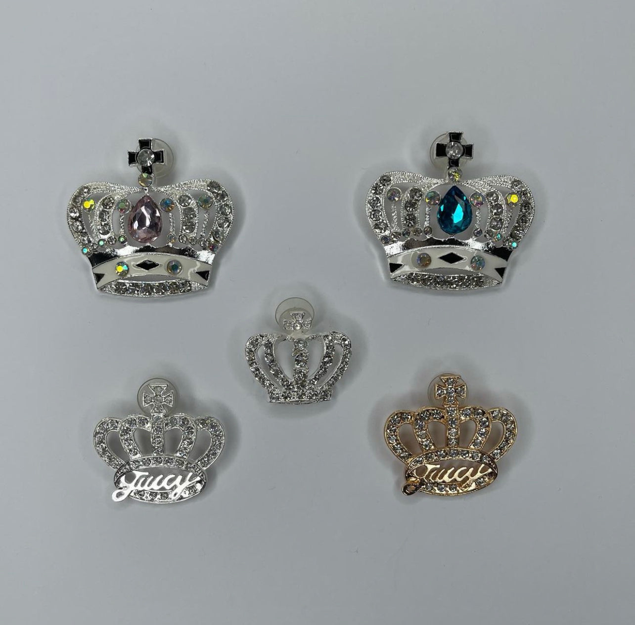 Crowned jewels croc charms – Bella's Archives