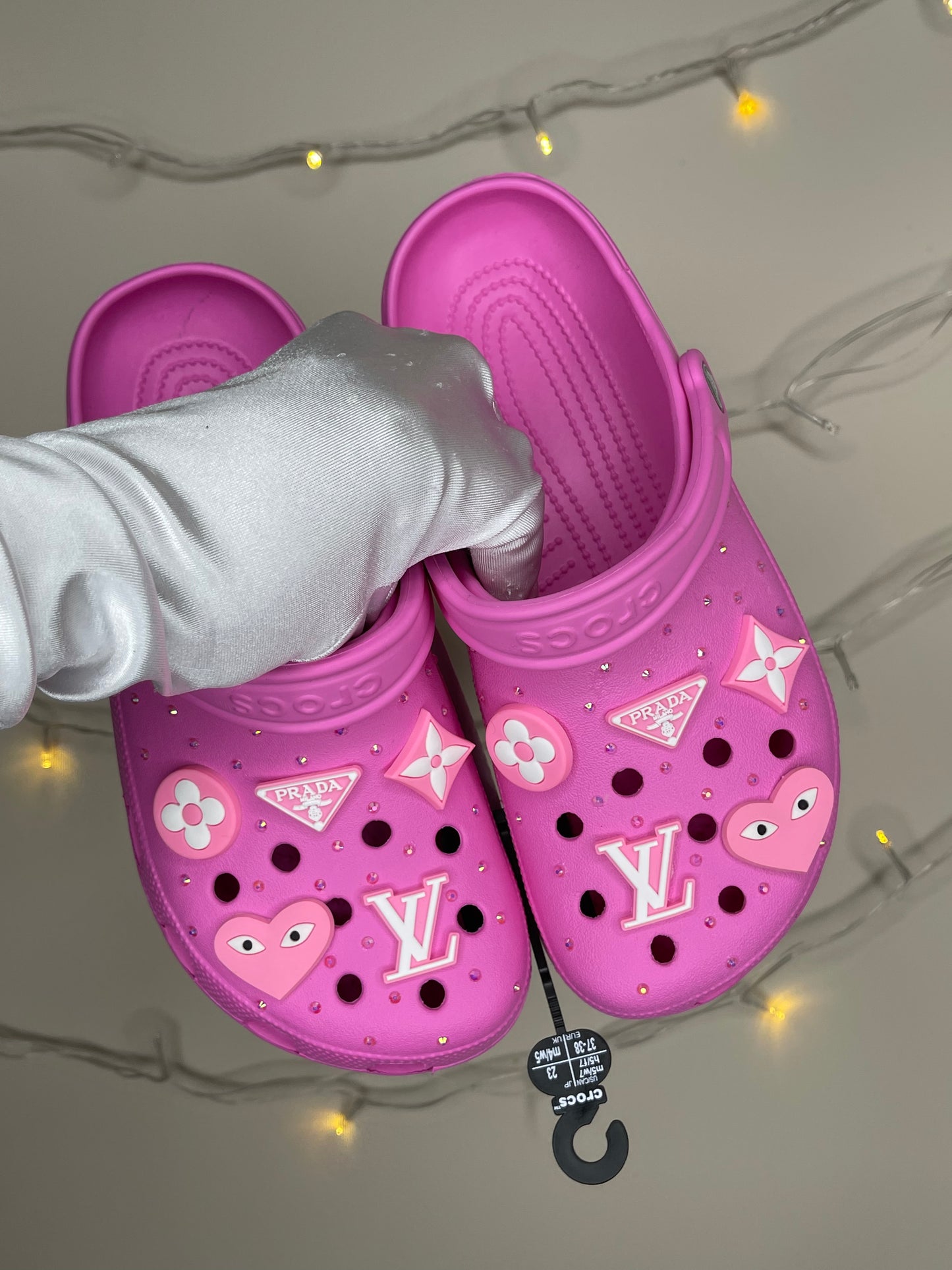 Last pairs available custom crocs