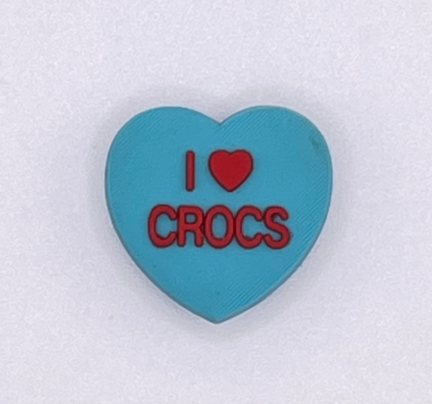 Slogan croc charms
