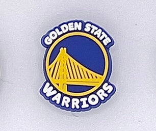 Golden State Warriors Croc Charm 