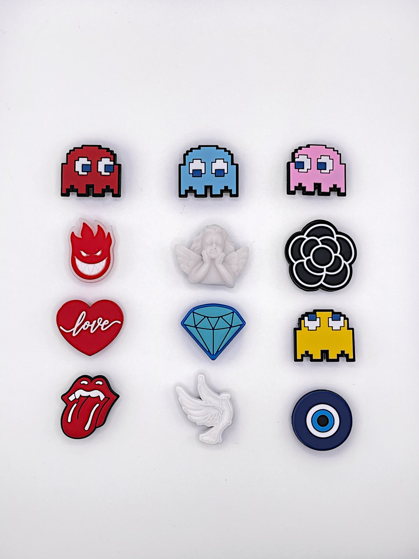 Mixed rubber charms
